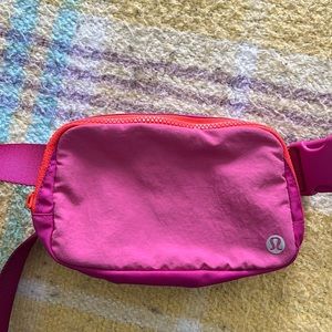 Hot Pink Lululemon Belt Bag